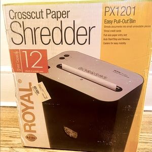 Royal PX1201 Crosscut Paper Shredder - 12 sheet Brand New Never Opened
